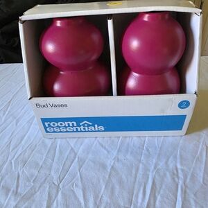 Room Essentials Fuchsia Bud Vases